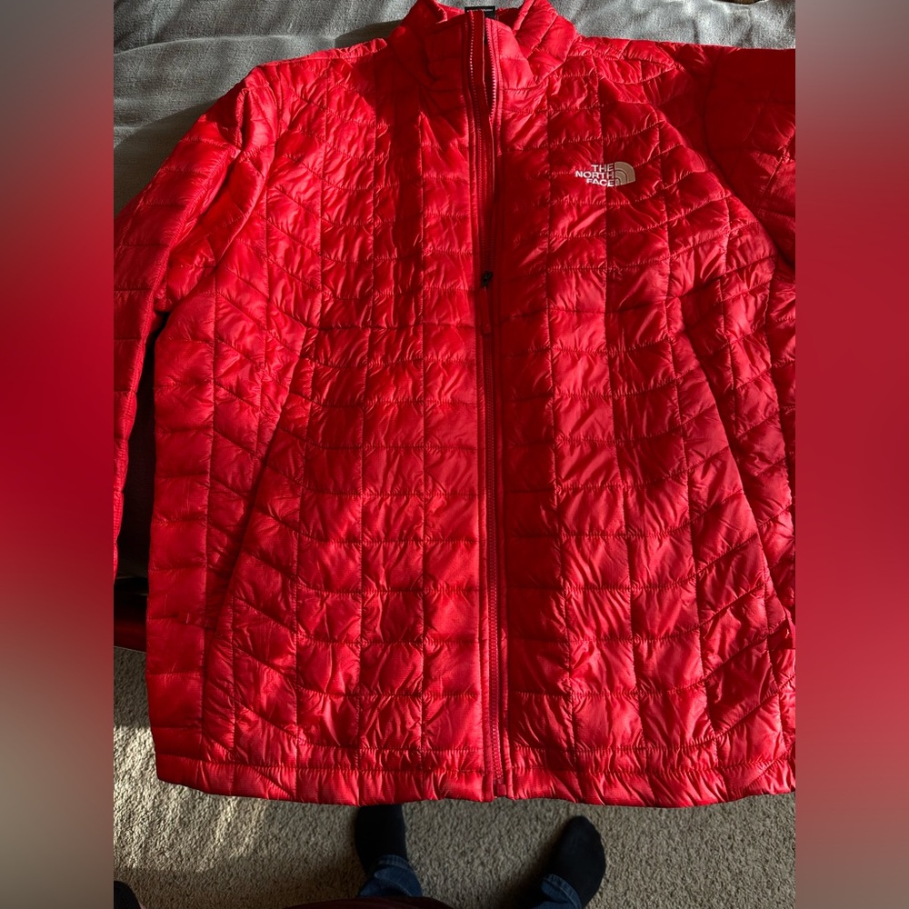 The North Face Red Quilted Jacket